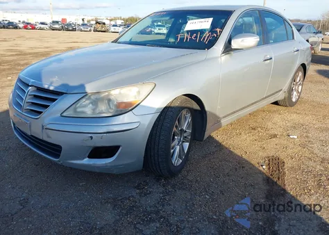 2010 Hyundai Genesis 4.6L from USA, damaged, VIN KMHGC4DF5AU093275